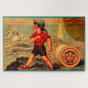 Viktorianische Visitenkarte Chadwick's Imported Sp Puzzle