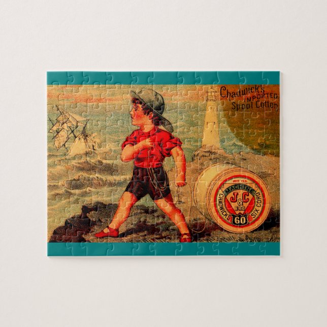Viktorianische Visitenkarte Chadwick's Imported Sp Puzzle (Horizontal)