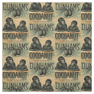 Viktorianische Visitenkarte: Dunhams Cocoanut-Druc Stoff