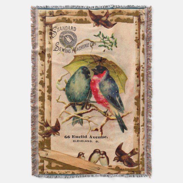 Viktorianische Visitenkarte Standard Nähmaschine C Decke (Vorderseite Vertikal)