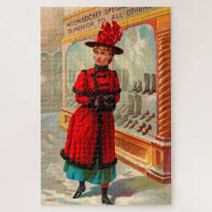 Viktorianische Visitenkarte: Woonsocket Specialtie Puzzle