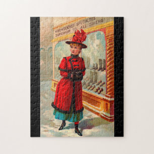 Viktorianische Visitenkarte: Woonsocket Specialtie Puzzle