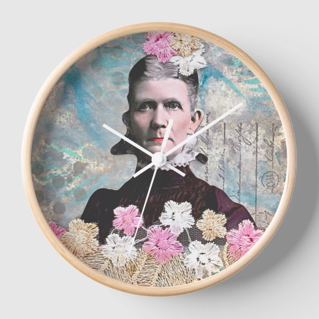 Viktorianische Wand Uhr (Vorderseite)