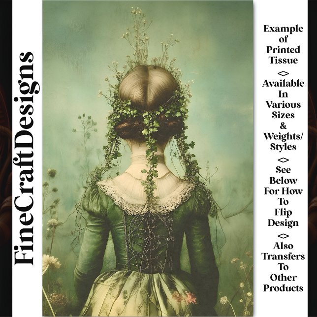 Viktorianische weibliche Person von hinten, Feld B Seidenpapier (Von Creator hochgeladen)