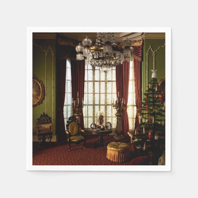 Viktorianische Weihnachten - Napkins Serviette (Vorderseite)