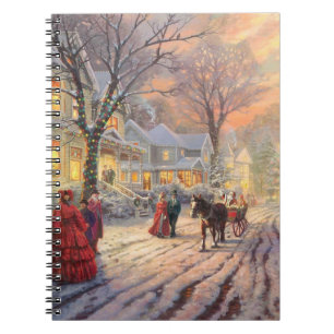 Viktorianische Weihnachten Notizblock