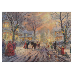 Viktorianische Weihnachten Schneidebrett