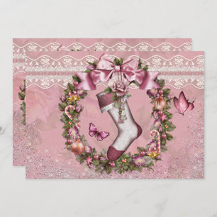 Viktorianische Weihnachtsfeier Einladung