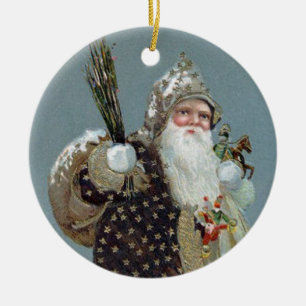 Viktorianische Weihnachtsgeschenke Vintage Ornamen Keramikornament