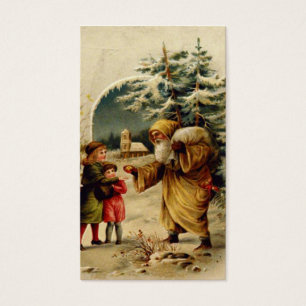 Viktorianische Weihnachtskarte