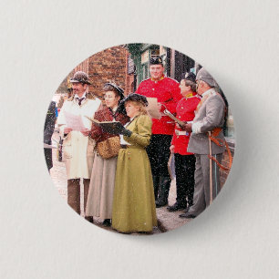 VIKTORIANISCHE WEIHNACHTSliedERSÄNGER Button