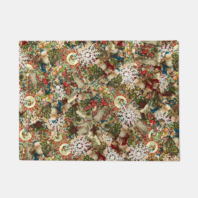 Viktorianische Weihnachtsmahlzeit Fußmatte (Vorderseite)