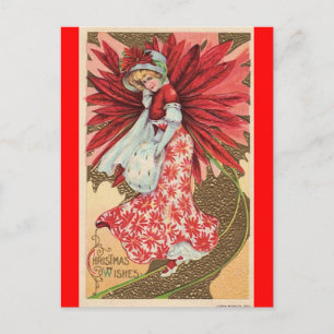 viktorianische Weihnachtsmärchen Feiertagspostkarte