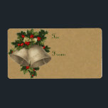 Viktorianische Weihnachtsmarken<br><div class="desc">Viktorianische Weihnachtsgeschenketiketten. Einfach anzupassen. Ändern Sie den Textstil mit der Schaltfläche "Anpassen".</div>