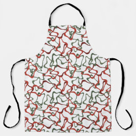 Viktorianische Weihnachtspolygone Schürze