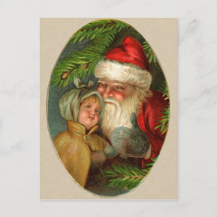 Viktorianische Weihnachtspostkarte Feiertagspostkarte