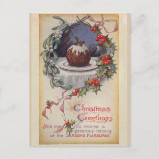 Viktorianische Weihnachtspostkarte Feiertagspostkarte