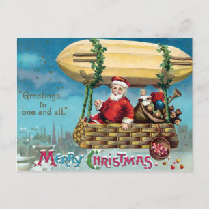 Viktorianische Weihnachtspostkarte Postkarte