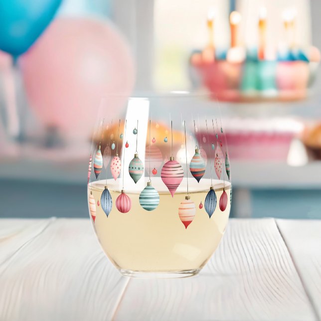 Viktorianische Weihnachtsschmuck Weinglas Ohne Stiel (Insitu (Baby Party))