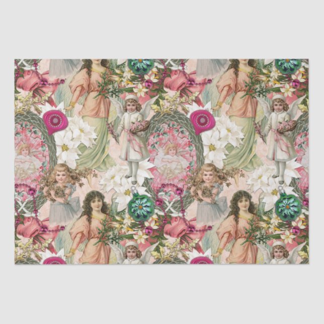 Viktorianische Weihnachtssparkle  Seidenpapier (Vorderseite)