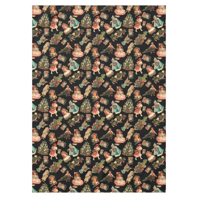 Viktorianische Weihnachtstischdecke Tischdecke (Vorderseite)