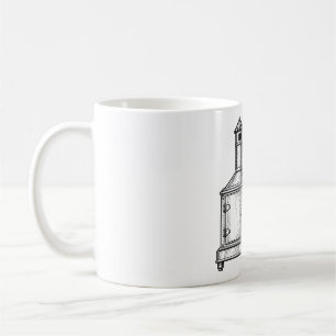 Viktorianische Zauberlaterne Gravur Vintage-Optik Kaffeetasse