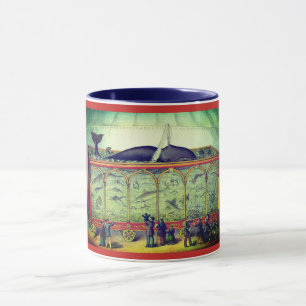 Viktorianische Zirkus-Vintage Ausstellung Tasse