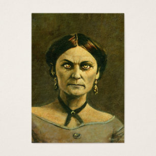 Viktorianische Zombie Lady ACEO Personal Card