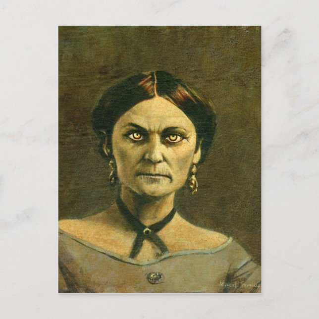 Viktorianische Zombie Postkarte (Vorderseite)