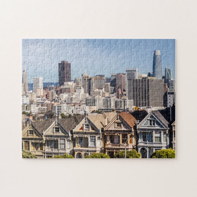 Viktorianische Zuhause in San Francisco Puzzle (Horizontal)