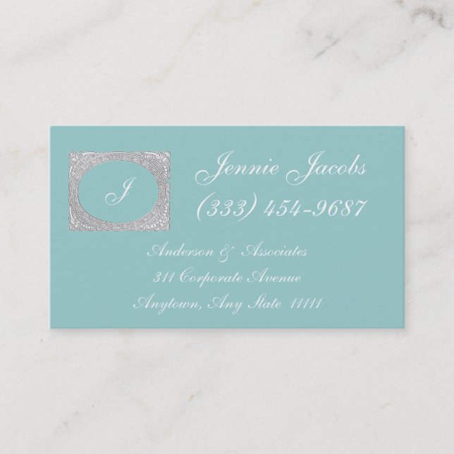 Viktorianischer Artrahmen mit einem geschnitzten Visitenkarte (Vorderseite)