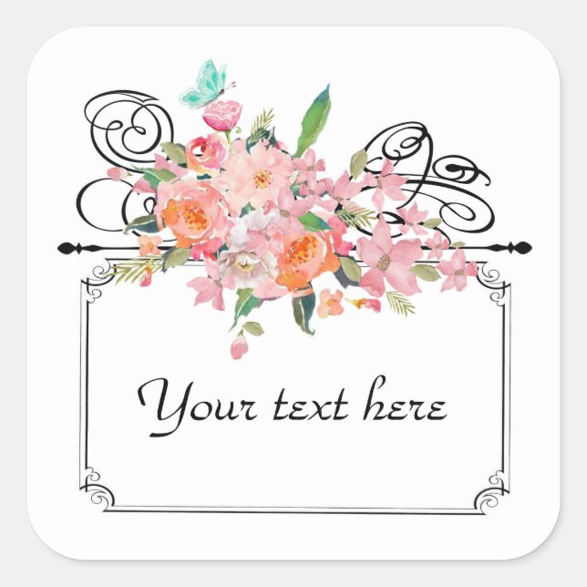 Viktorianischer Aufkleber (Vorderseite)