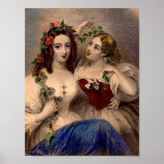 Viktorianischer Ausdruck Der handfarbene Trenndrah Poster (Vorne)