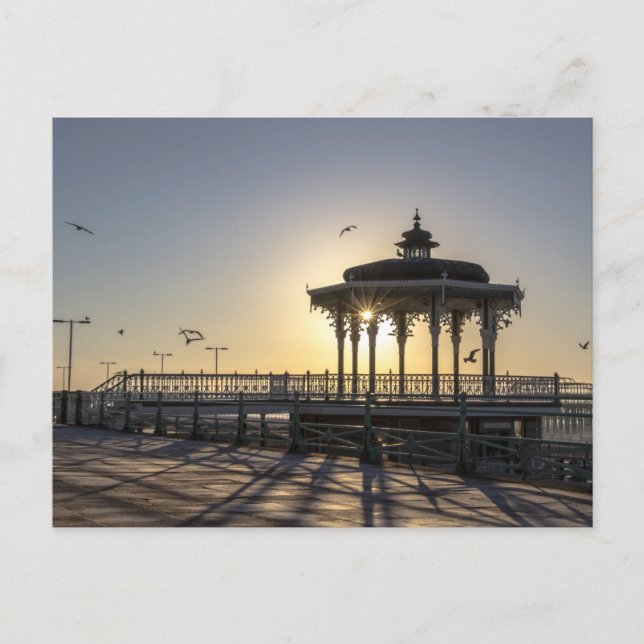 Viktorianischer Bandstand, Brighton Postkarte (Vorderseite)