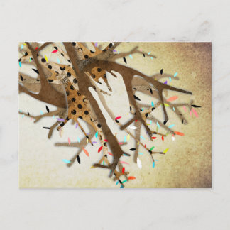 Viktorianischer Baum Postkarte