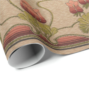 Viktorianischer Blumenfries Geschenkpapier