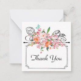 Viktorianischer Blumenstrauß Hochzeitsheim mit sch Mitteilungskarte