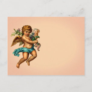Viktorianischer Cherub Postkarte