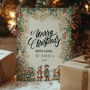 Viktorianischer Chor Frohe Weihnachten