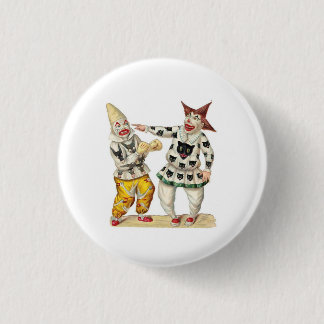 Viktorianischer Clowns-Button-Anstecker Button