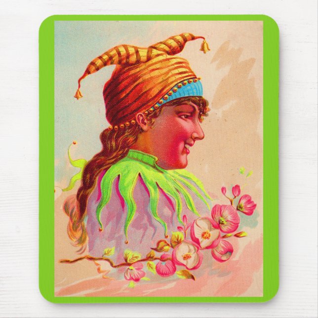 Viktorianischer Damenjester Mousepad (Vorne)