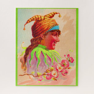 Viktorianischer Damenjester Puzzle