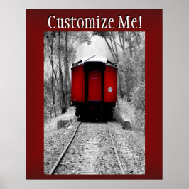 Viktorianischer Dampfzug von Red Caboose Poster