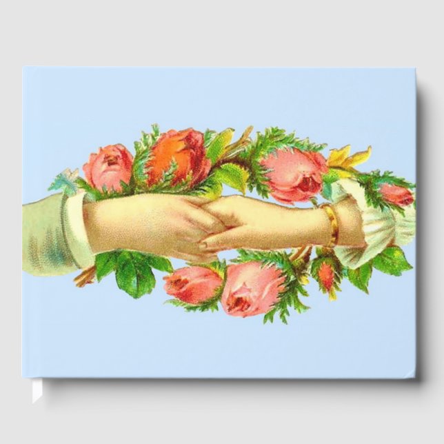 Viktorianischer Druckauftrag Gästebuch (Vorderseite)