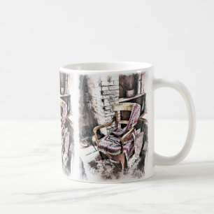 VIKTORIANISCHER FIRESIDE-VORSITZ KAFFEETASSE