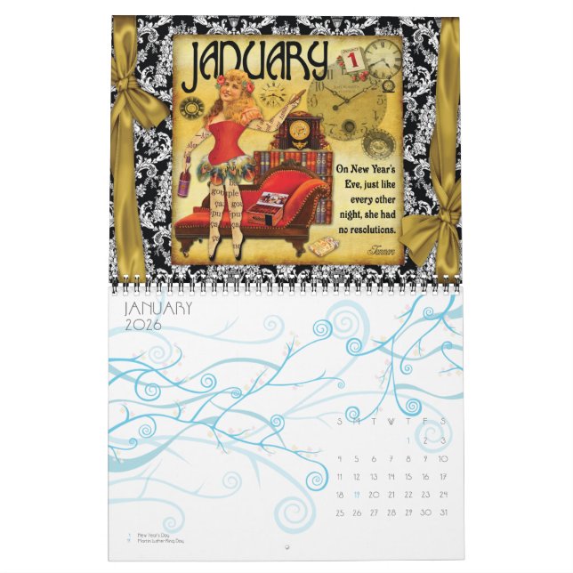 Viktorianischer Floozies-Kalender 2011 Kalender (Jan 2026)