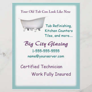 Viktorianischer Flyer der Badewanne zum Anpassen