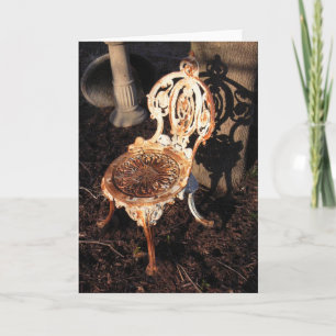 Viktorianischer Gartenstuhl Karte