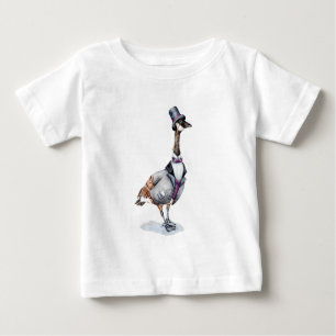 Viktorianischer Gentleman Goose in einem Top Hat