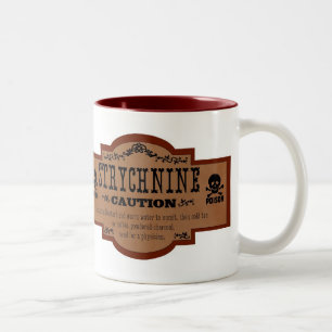 Viktorianischer Giftbecher - Strychnin Zweifarbige Tasse